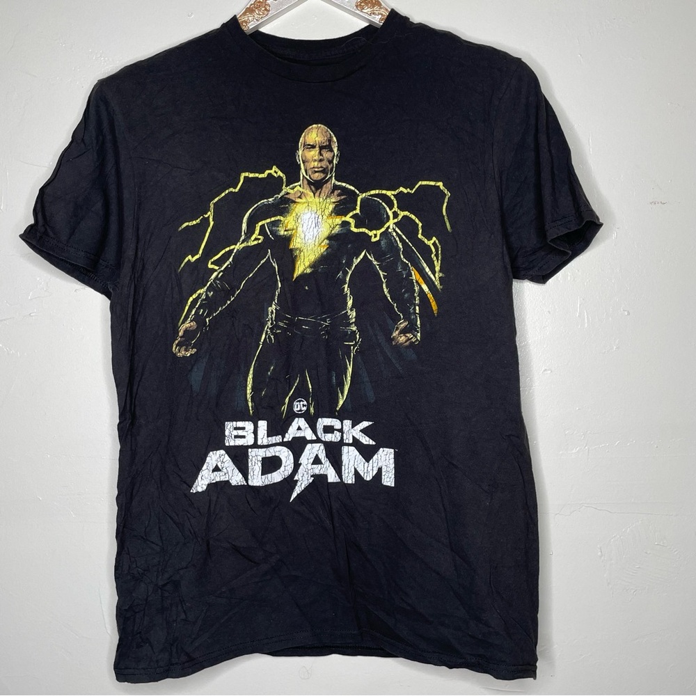 DC BLACK ADAM SUPERHERO T SHIRT SZ M